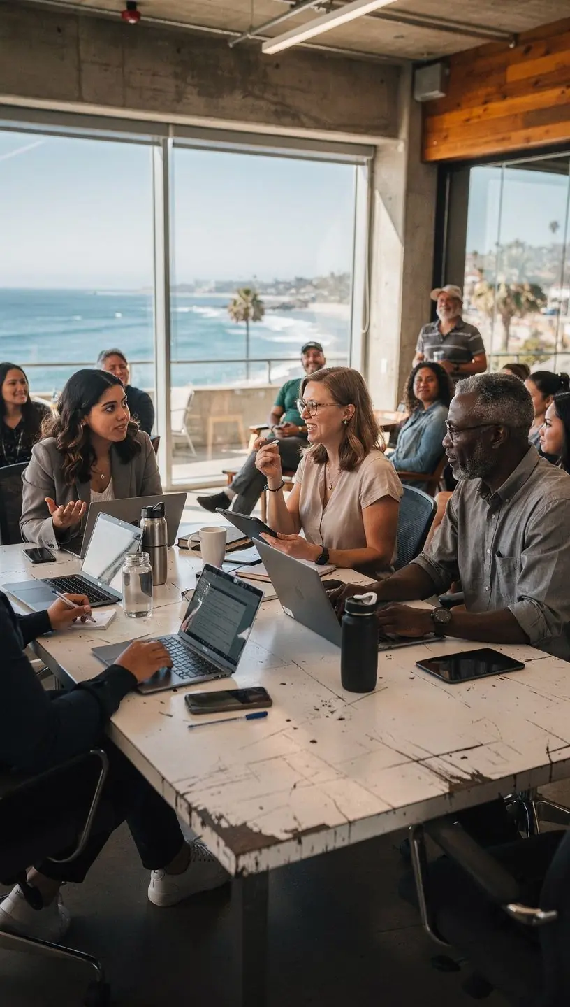 An aerial view of a Canadian neighborhood illustrating local issues and community infrastructure.