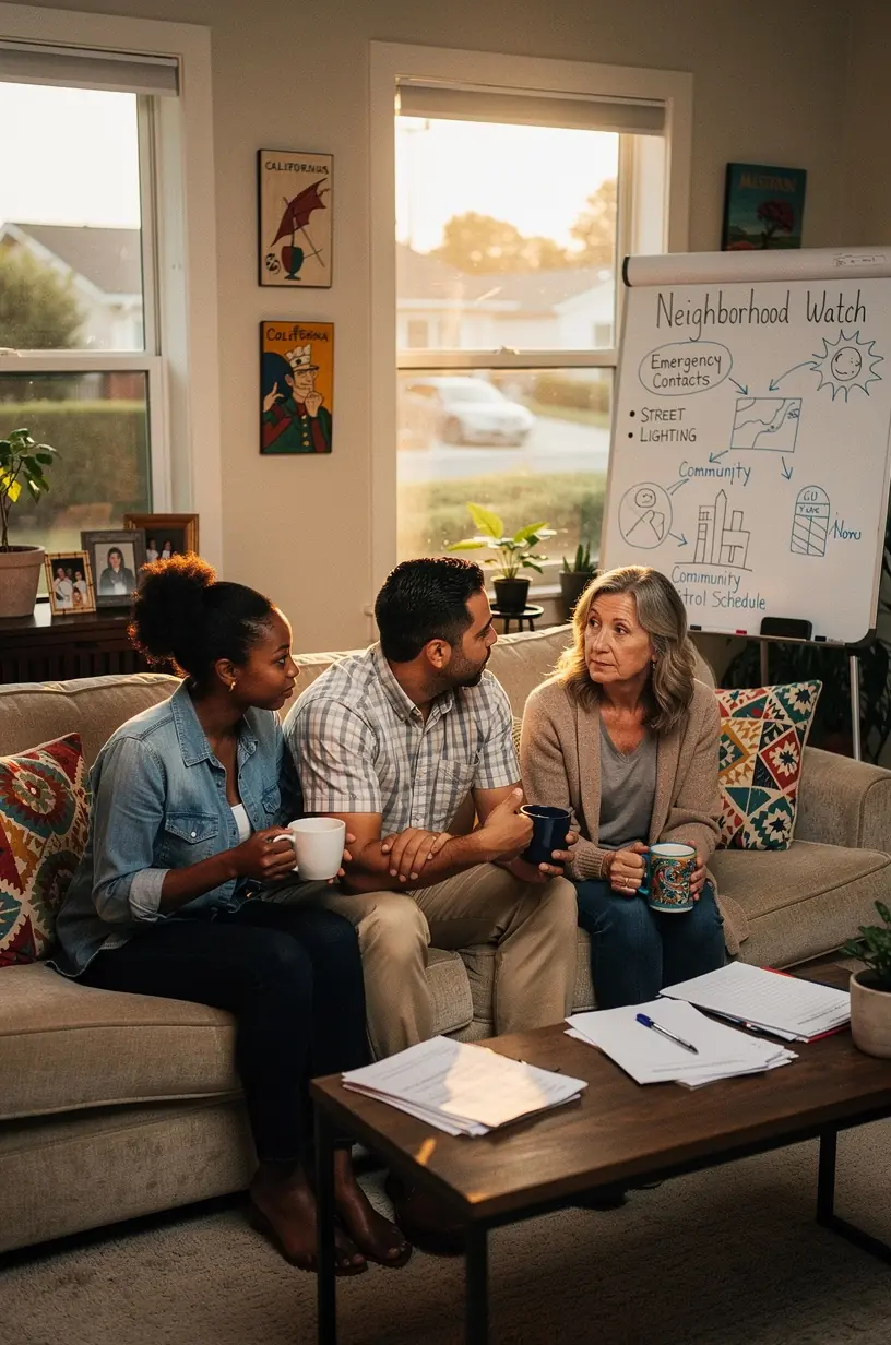 A person using a tablet to research and share practical advice for local challenges.